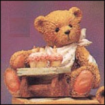 Age 3 - Three Cheers For You, Cherished Teddies Figurine #911313 MAIN