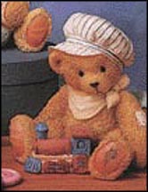 Thomas - Chuggin' Along, Cherished Teddies Figurine #911739T MAIN