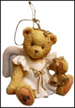 Angel With Bells, Cherished Teddies Ornament #912980B MAIN