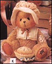 Nichole (November) - Thanks For Friends, Cherished Teddies Figurine #914851 MAIN