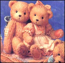 Nathaniel & Nellie - It's Twice As Nice With You, Cherished Teddies Figurine #950513 MAIN