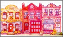 Hartford Printing Co., Firehouse #1&Honey Buns Shop, Cherished Teddies Display #CRT122 MAIN