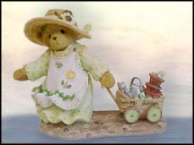 Savannah Tends Her Garden With Love And Care, Cherished Teddies Figurine #CT021 MAIN