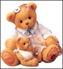 Dr. Darlene Makebetter Charter Piece, Cherished Teddies Figurine #CT104 MAIN