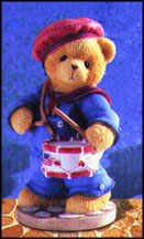 Walter, Drummer (1999 Membears Only Figurine), Cherished Teddies Figurine #CT991 MAIN