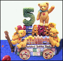 5th Anniversary Float (1999 Membears Only Figurine), Cherished Teddies Figurine #CT994 MAIN
