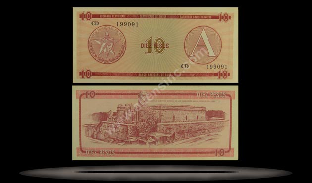 Foreign Exchange, Cuba Banknote, 10 Pesos, ND (1985), P#4 MAIN
