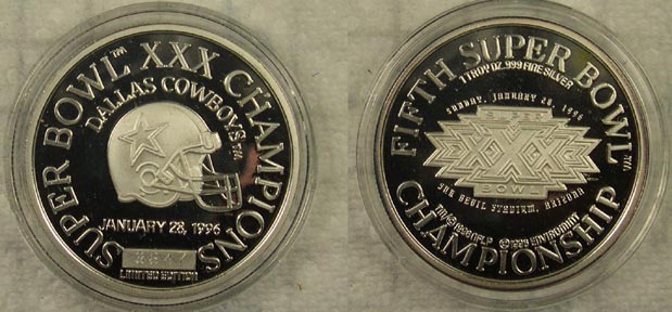 Dallas Cowboys - Super Bowl XXX' Art Bar. MAIN