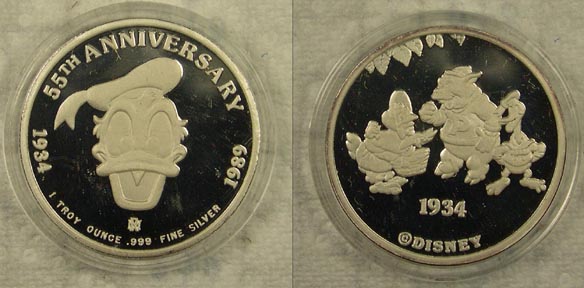 Donald Duck 55th Anniversary - 1934' Art Bar. MAIN