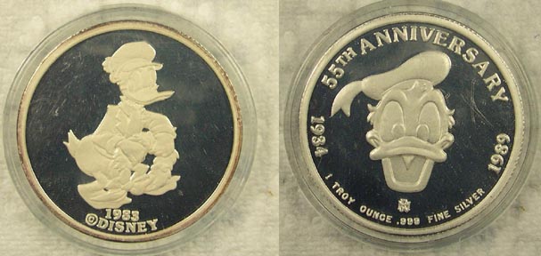 Donald Duck 55th Anniversary - 1983' Art Bar. MAIN