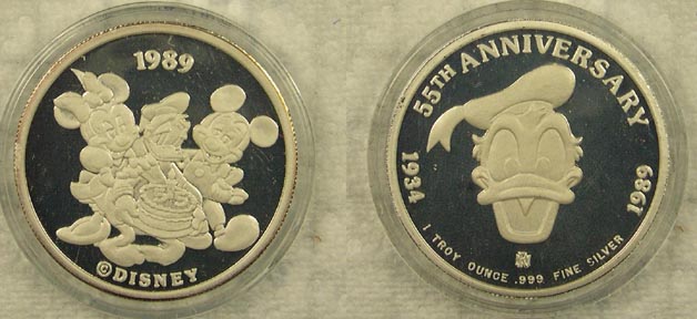 Donald Duck 55th Anniversary - 1989' Art Bar. MAIN