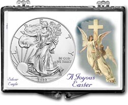 A Joyous Easter with Angels American Silver Eagle Gift Display THUMBNAIL