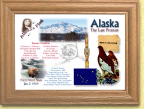Alaska State Quarter Frame MAIN