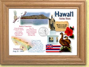 Hawaii State Quarter Frame MAIN