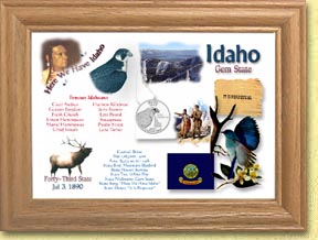 Idaho State Quarter Frame MAIN