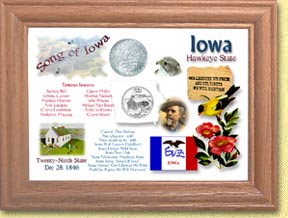 Iowa State Quarter Frame MAIN