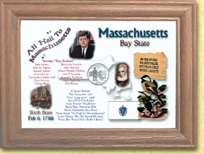 Massachusetts State Quarter Frame MAIN