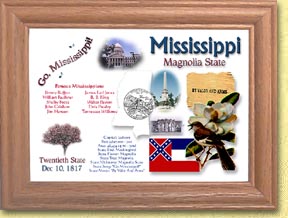 Mississippi State Quarter Frame MAIN