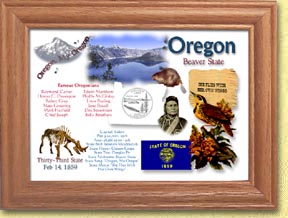 Oregon State Quarter Frame MAIN