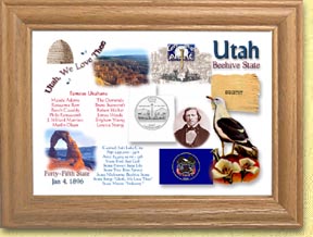 Utah State Quarter Frame MAIN