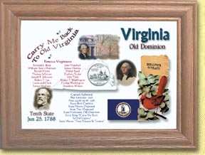 Virginia State Quarter Frame MAIN