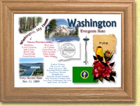 Washington State Quarter Frame MAIN