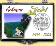 Arkansas - The Natural State Snaplock Display MAIN