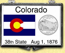 Colorado - State Flag Snaplock Display MAIN