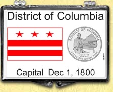 District of Columbia Flag Snaplock Display MAIN