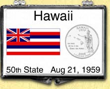 Hawaii State Flag Snaplock Display MAIN