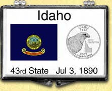 Idaho - State Flag Snaplock Display MAIN