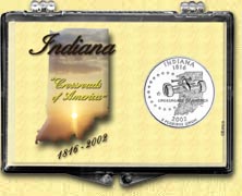 Indiana - State Motto Snaplock Display MAIN