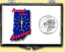 Indiana - Proud to be a Hoosier Snaplock Display MAIN