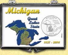 Michigan - Great Lakes State Snaplock Display MAIN