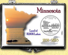 Minnesota - Land of 10,000 Lakes Snaplock Display MAIN