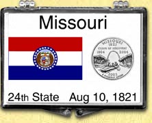 Missouri - State Flag Snaplock Display MAIN
