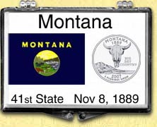 Montana - State Flag Snaplock Display MAIN