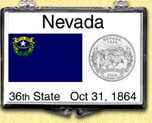 Nevada - State Flag Snaplock Display MAIN