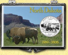 North Dakota - Bison Snaplock Display MAIN
