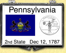 Pennsylvania - State Flag Snaplock Display MAIN