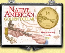 Snaplock - Sacagawea, Wampanoag Treaty MAIN