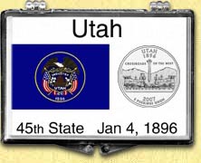 Utah - State Flag Snaplock Display MAIN