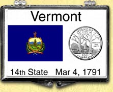 Vermont - State Flag Snaplock Display MAIN