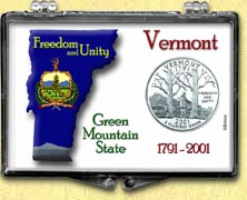 Vermont - Green Mountain State Snaplock Display MAIN