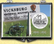 Vicksburg National Military Park Snaplock Display MAIN