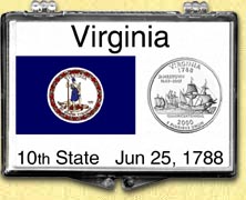 Virginia - State Flag Snaplock Display MAIN