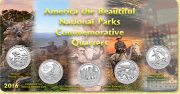 2016 America The Beautiful National Parks Quarter Set MAIN