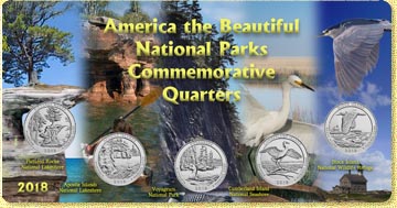 2018 America The Beautiful National Parks Quarter Set MAIN