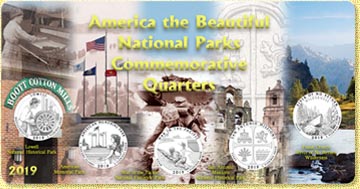 National Parks Quarter Year Set Display 3" x 6" MAIN