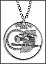 Indiana Cut-Out Coin Necklace MAIN